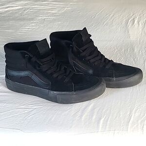 Men's black vans pro high top skate shoe sz 9.5